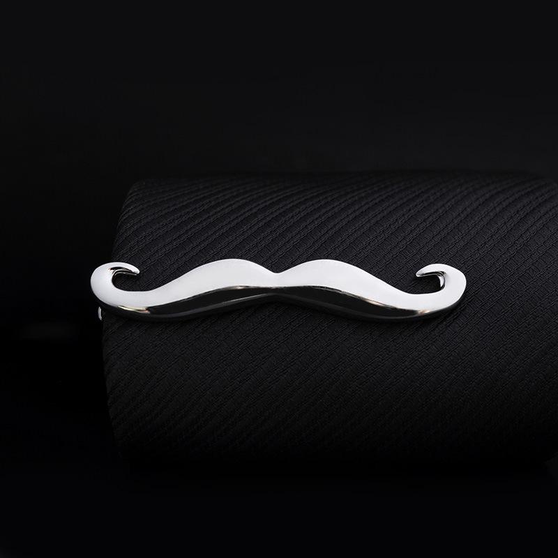 Men's Gold & Silver Creative Tie Clip for Weddings & Formal Wear