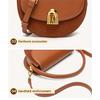 2025 Chic Retro Crossbody Bag For Women Fashionable Single Shoulder Handbag With Detachable Strap Magnetic Closure