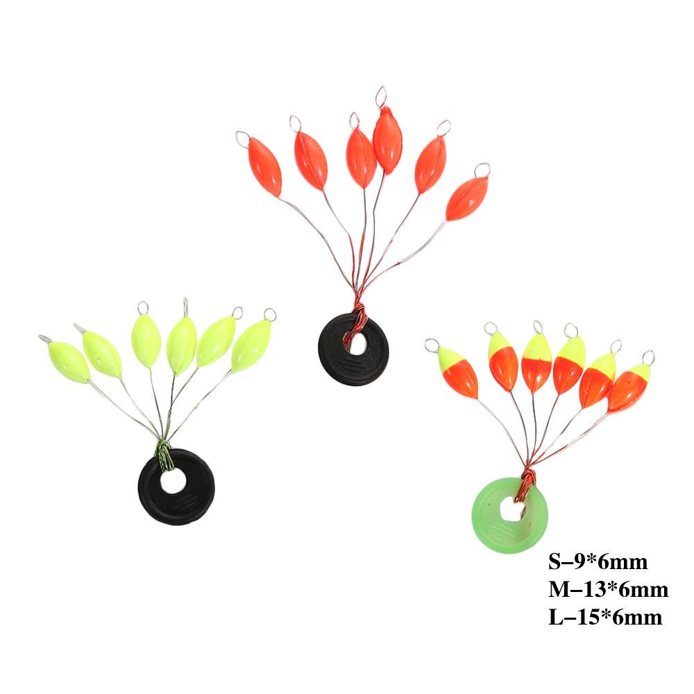 Stopper Space Oval Bean Fishing Float Bobber Oval Fishing Float Floating Beans Seven-star Float