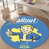 1pc NUKA-BOMBS Fallout1 Design Printed Area Round Carpet for Bedroom Living Room Home Decor Rugs Mat Non Slip Mat Rug for Bedside