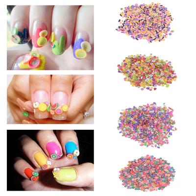  Soft Pottery Slices Filler For Nails Art Acrylic Glitters Decoration Manicure