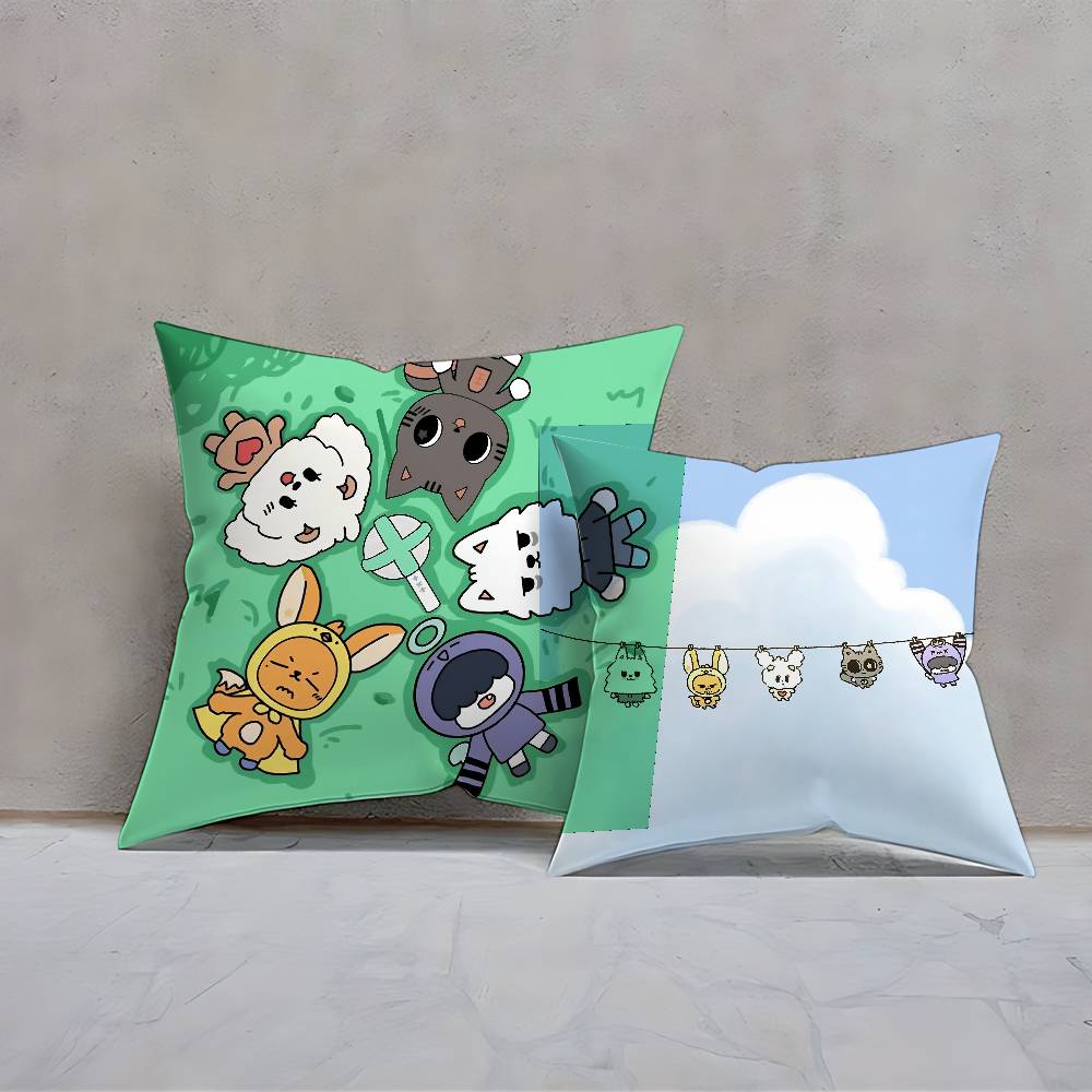 Cute A-Txt-Es Cartoon Pillow Case Pillows For Cover Home Decor Items Living Room Decoration Cushion Covers