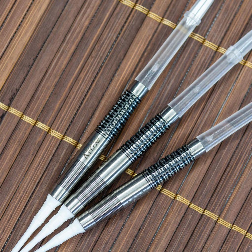 Dynasty BLACK LINE COATING TYPE NAKAMURA SHUNTARO MODEL Werwolf Nakamura Shuntaro Model 2BA Soft Tip Dart Barrel A-FLOW "WARWOLF"