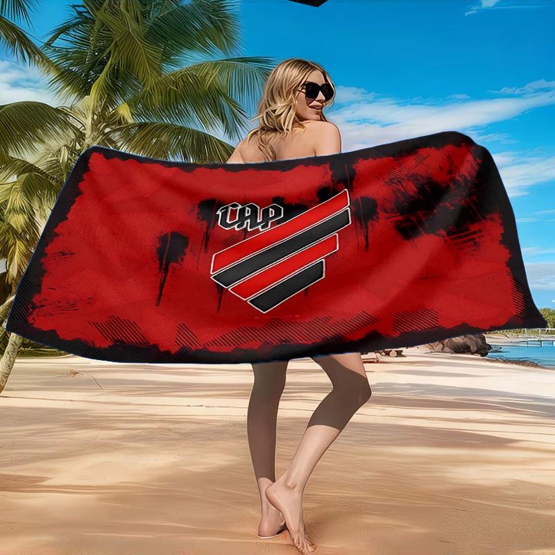 Athletico Football Club Printed Microfiber Beach Towel, Soft And Absorbent, Quick-Dry, Ideal for Summer Travel, Beach Essential, Swimming Pool