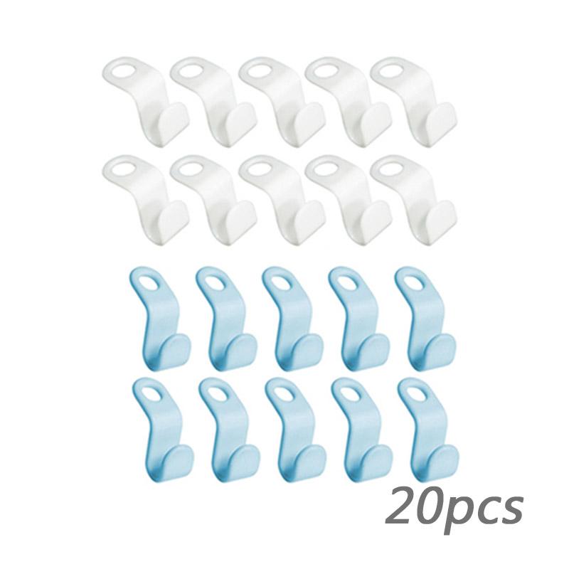 Clothes Hanger For Closet Connector Hooks Cascading Plastic Wardrobe Organizer Rack Holder Space Saving Home Organization