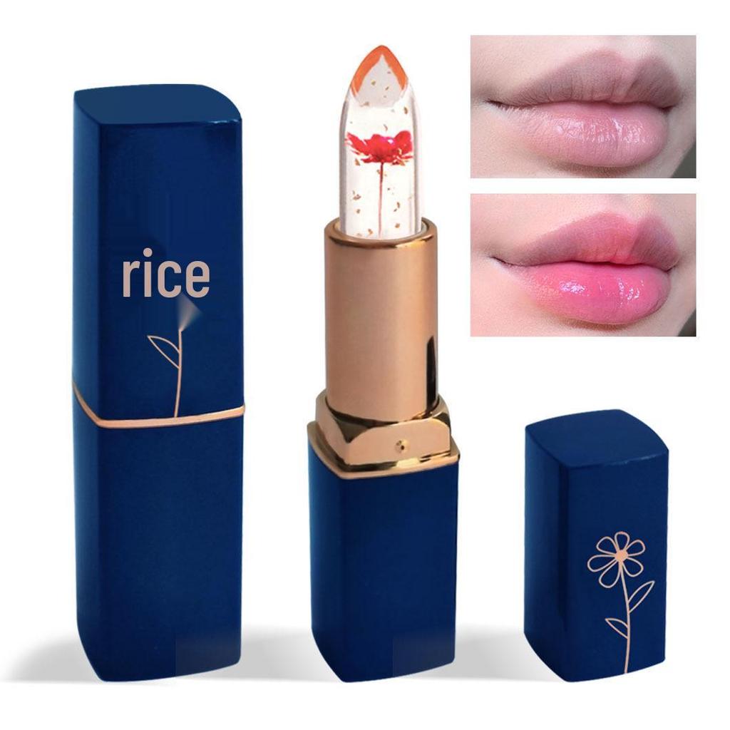 Color-Changing Non-Fading Non-Stick Lip Balm: Temperature-Responsive Jelly Formula