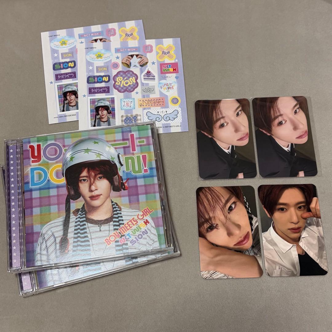 Used NCT WISH YO-I-DON Sion Photocard Album Photocard Set