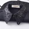 Elegant Sequined Fake Collar Shirt Women Blouse Half Shirt Beaded False Collars Woman Detachable Removable Faux Col Neckwear Tie