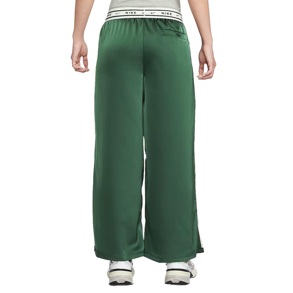 Nike Pantaloni Sportivi da Donna in Maglia Elasticizzata Satinata con Vita Comoda, Colore Unito IH1327-323