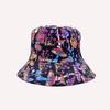 Hot-selling Personalized Digital Printing Bucket Hat European and American Fashion Short Brim Sunshade Basin Hat Spot