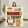 The Big Bangs Theory TV Flannel Blankets Soft Warm Bedding Throws for Bedroom Camping Fluffy Bedspread Sofa Bed Cover