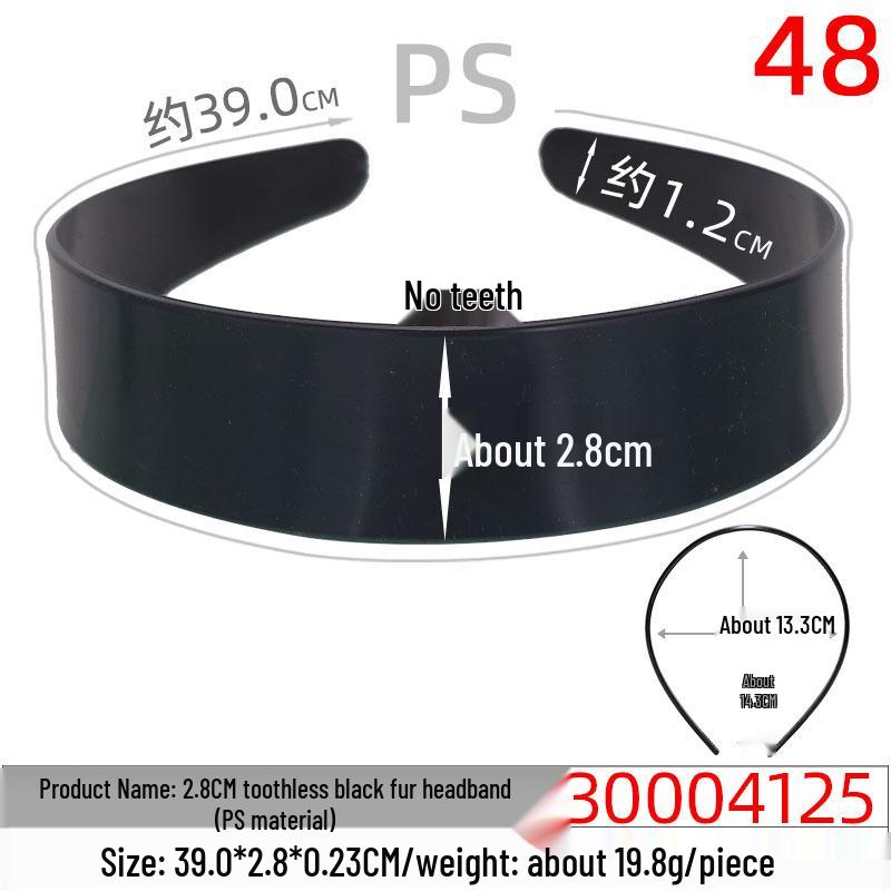 Unisex Invisible Sports Iron Headband - Korean Style Wave Hair Clip.