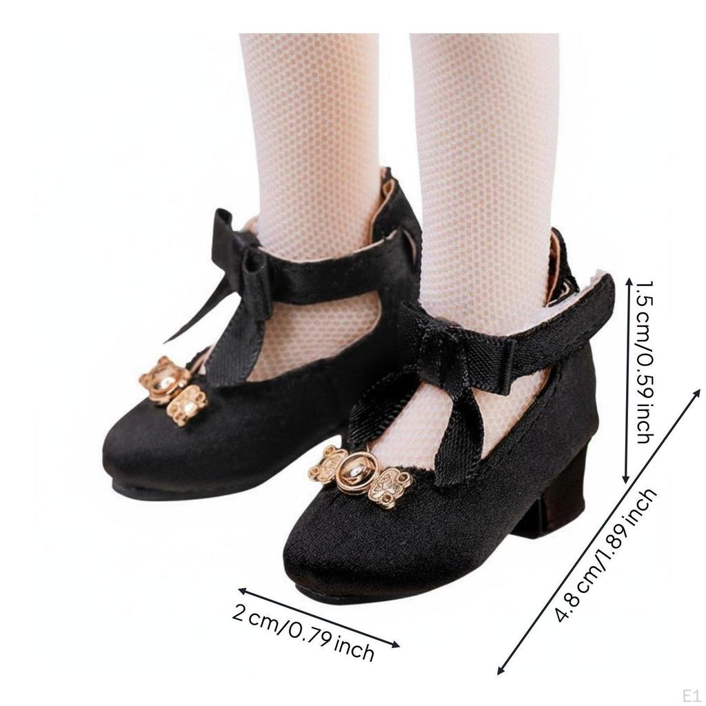 BJD Doll Shoes Adorable Design High Heels Fashionable 1/6 Scale