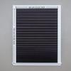 Simple Pleated Window Shades Self-Adhesive Non-Woven Semi-Shading Blinds Curtains Living Room Bedroom Bathroom Home Decorations