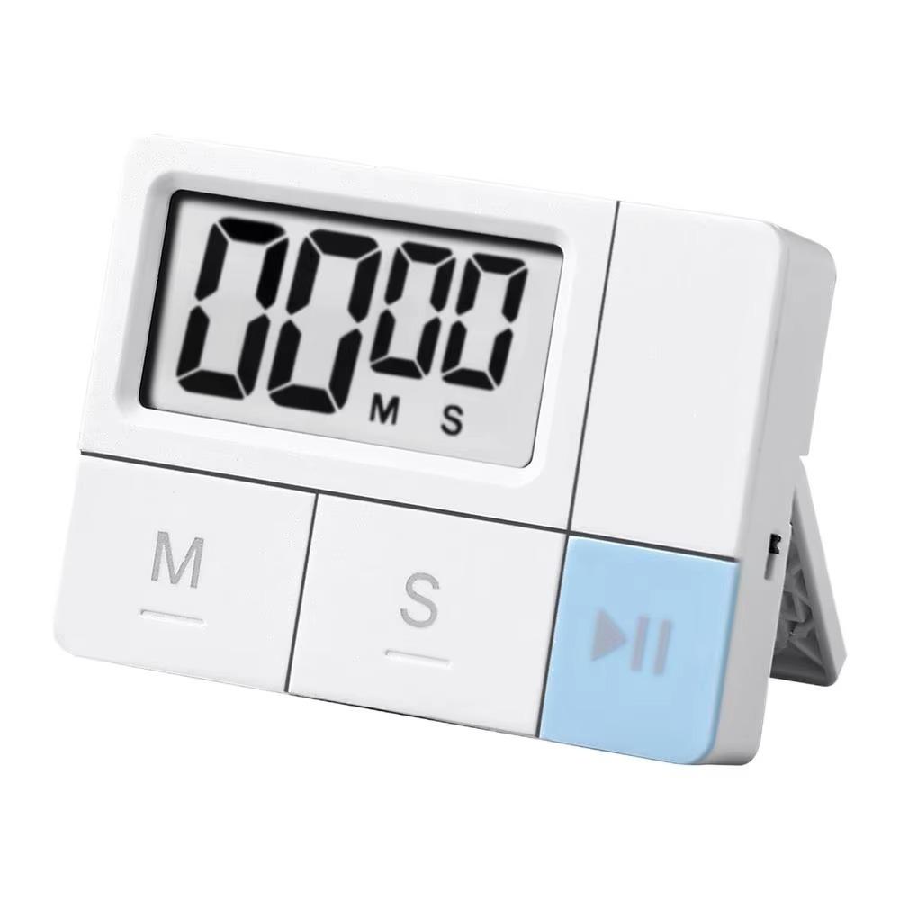 High-definition Magnetic Digital Timer Self Discipline LCD Digital Timer Countdown Timer  Yoga белый