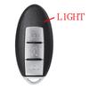 Compatible Car Key for 2019 Teana 3-Button Smart Card, 433MHz 4A Chip KR5TXN1