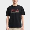 New FILA X M.C.ESCHER HERITAGE SS25 T Shirt Men's Jet Black F11M538130F-BK