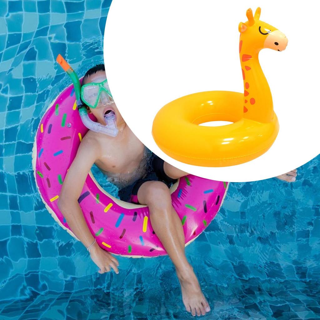 Inflatable Swimming Ring for Kids Cute Water Toy Beach Lake Sports