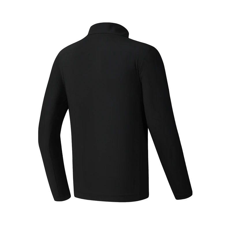 Fila Fitness Series Stand Collar Sports Casual Long Sleeve Jacket Men Jacket Black A11M521501F-BK