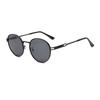 Retro Fashion Round Metal Unisex Sunglasses For Outdoor Travel