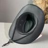 Gentleman Wide Brim Fisherman Hat Handmade for Dress-up Theme Party Headgear