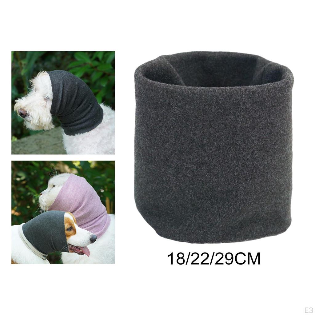 Cover Dogs Quiet Ear Protector Scarf Cats Soft for Medium To Large Neck Warmer Warm Dog