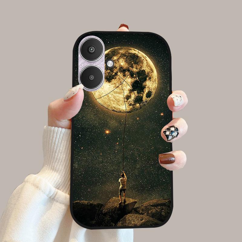 For Xiaomi Poco M6 5G Case 23128PC33I Silicone TPU Soft Phone Cover Cases For Redmi 13C 13R 5G Fashion Protective Fundas Shells