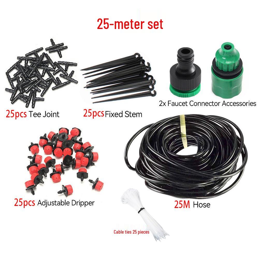 Adjustable Garden Sprinkler & Drip Irrigation System