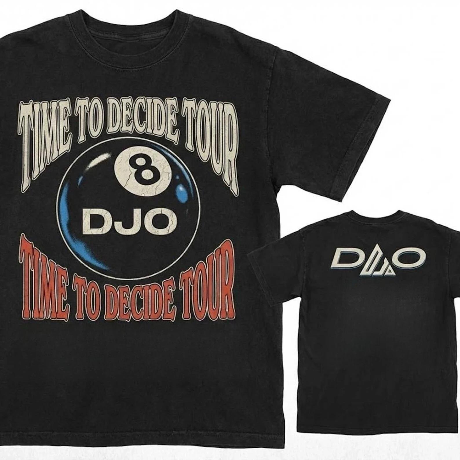 Djo Joe Keery Decide Album Graphics Cotton Unisex Shirt 2026 Summer Oneck Unisexs Y2k Hip Hop Short Sleeve Tshirt Fan Gift M