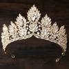 Elegant Baroque Queen Tiaras Luxury Rhinestone Diadem Zinc Zinc Alloy Princess Crown  Birthday Party
