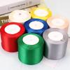 25Yards/roll 75mm Single Face Satin Ribbon Webbing Decoration Gift Christmas Ribbons Table and Chair Backrest DIY Decoration Bow