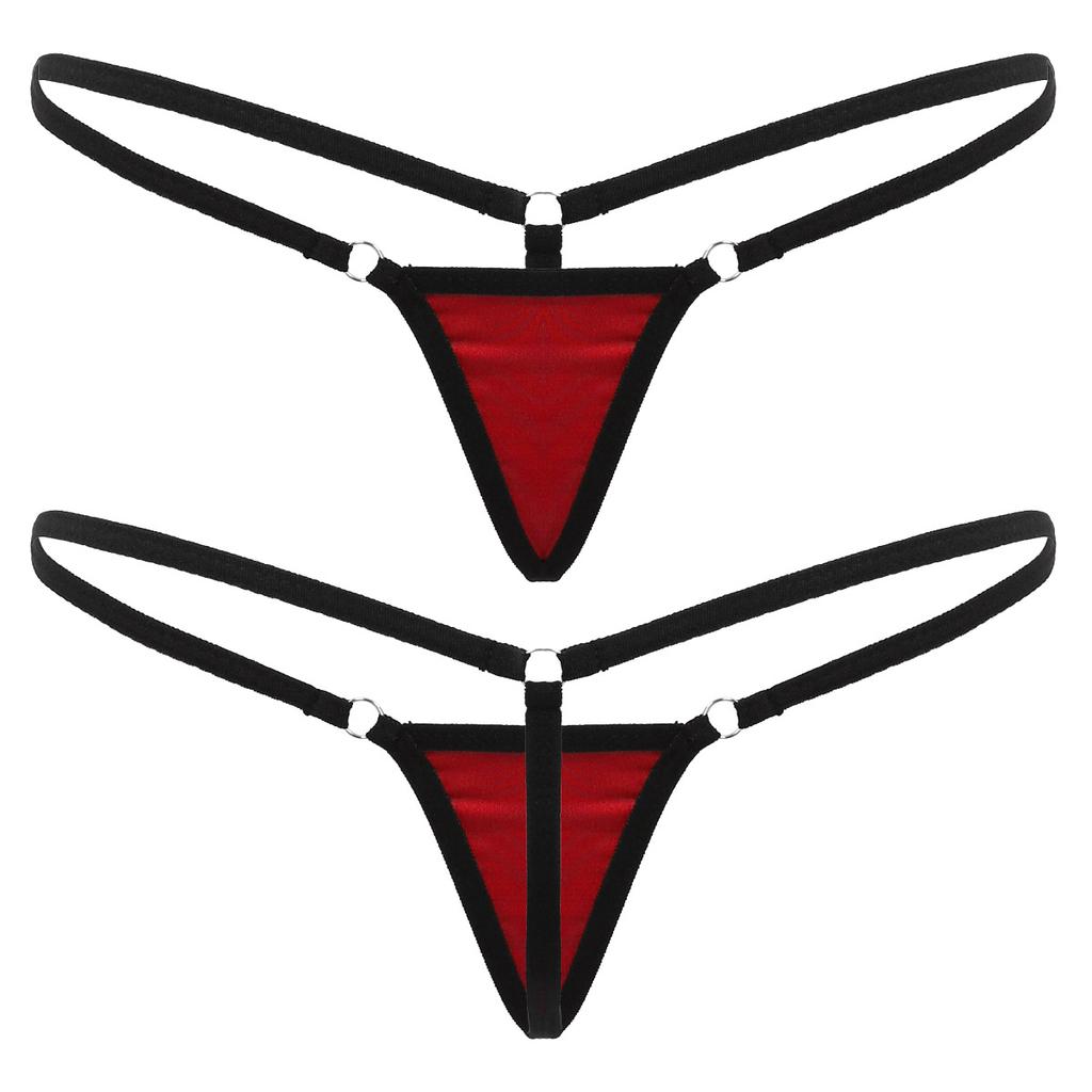 Damskie stringi z niskim stanem Micro Stringi Breakaway G-String T-Back Majtki Bielizna Bielizna