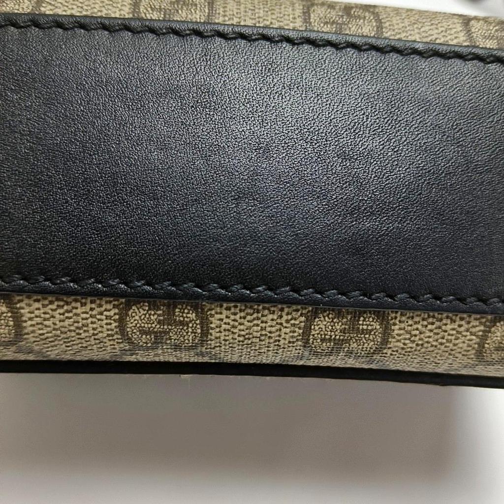 [Pre-Owned] Padlock Moonlight Treasure Box Series Metal Lock Logo Canvas And Leather Crossbody Bag Small - Very Good #1GFRY4D