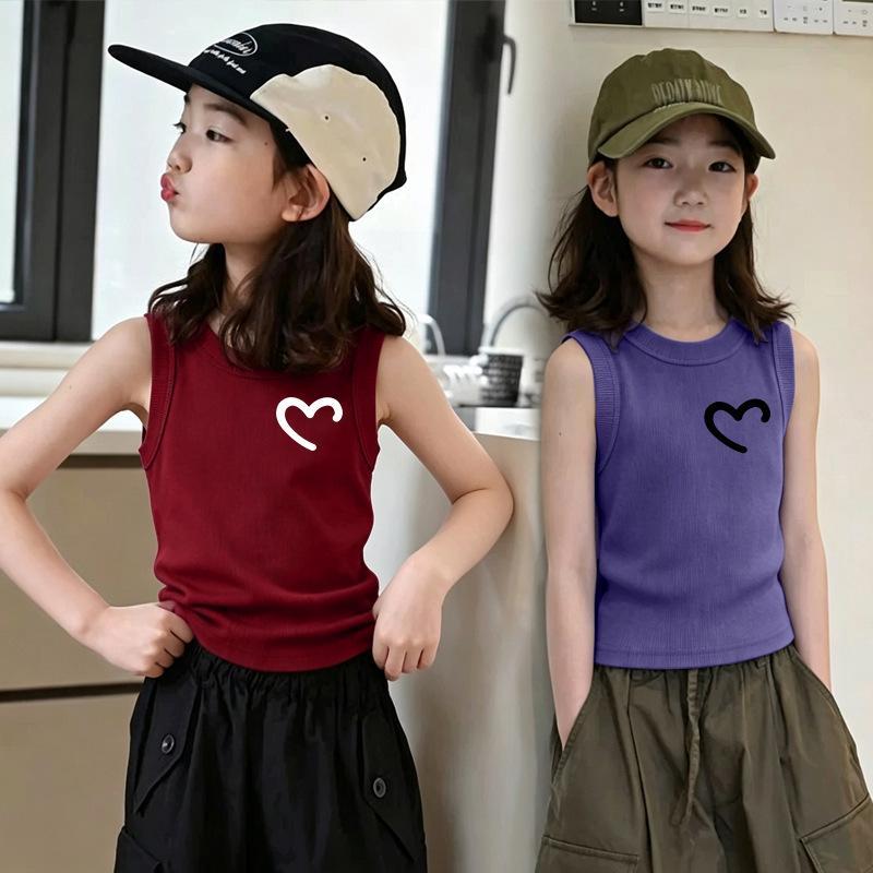 Girls' Trendy Sleeveless Summer Tank Top (Ages 6-15)