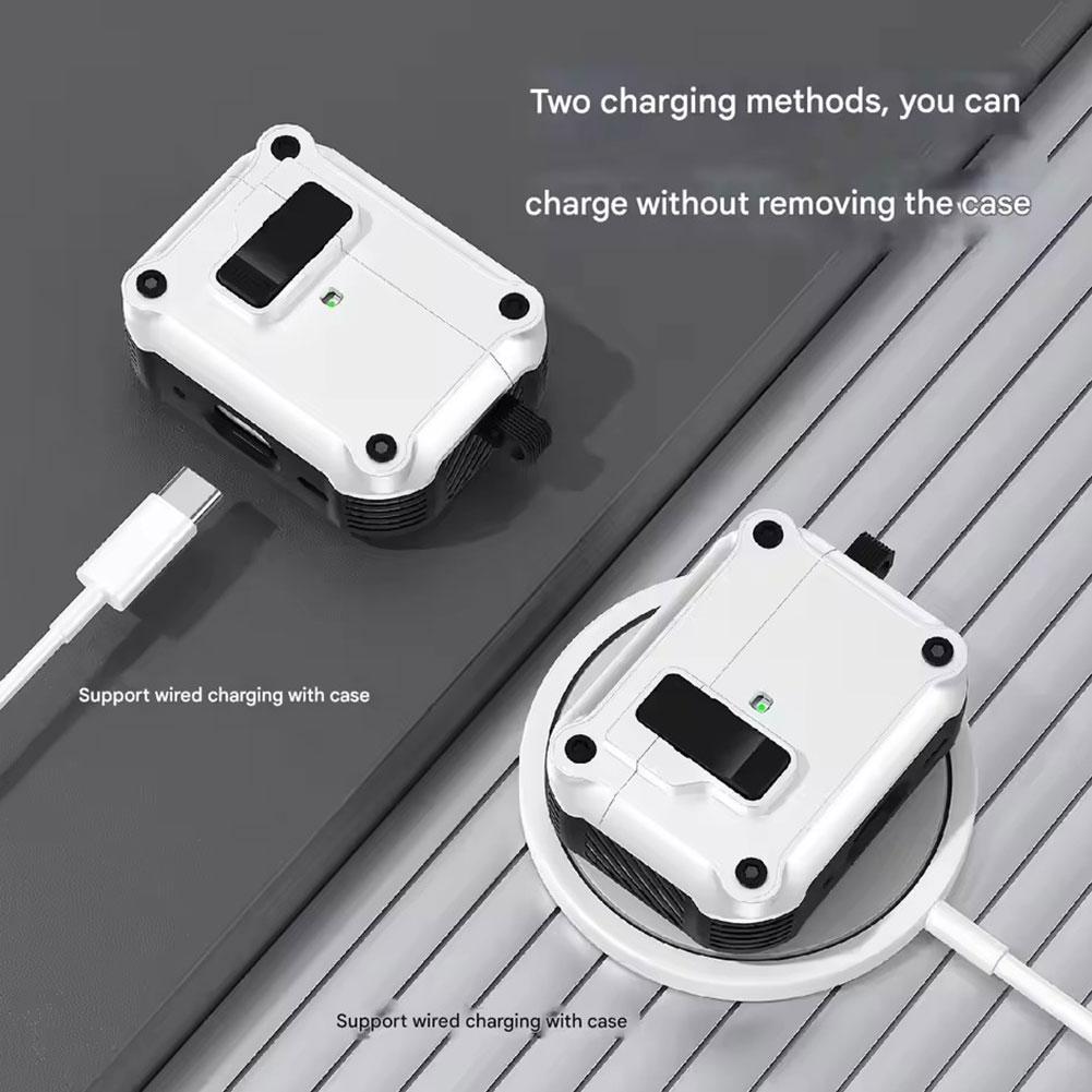 2025 Secure Lock Case For Airpods Pro 3 NEW Automatic Pop-up Full Protective Case with Cleaning Kit For Apple AirPods Pro 3