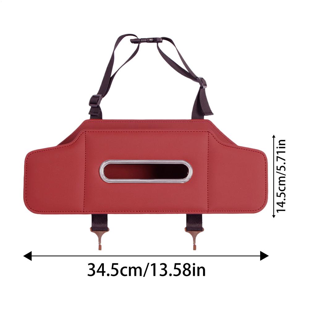 

Back Seat Organizer Folding Seat Organizer For Backseat Cup Holder Tissue Box Vehicle Accessories For Automotive Truck SUV RV