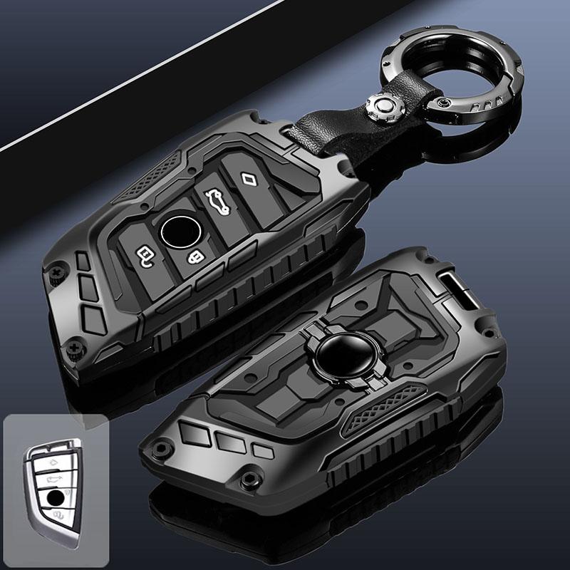 Key Fob Cover Zinc Alloy Key Case Fits For Bmw Ix Im I5 M60 X5 X7 X6 Ix I7 Remote Car Key Shell Protection