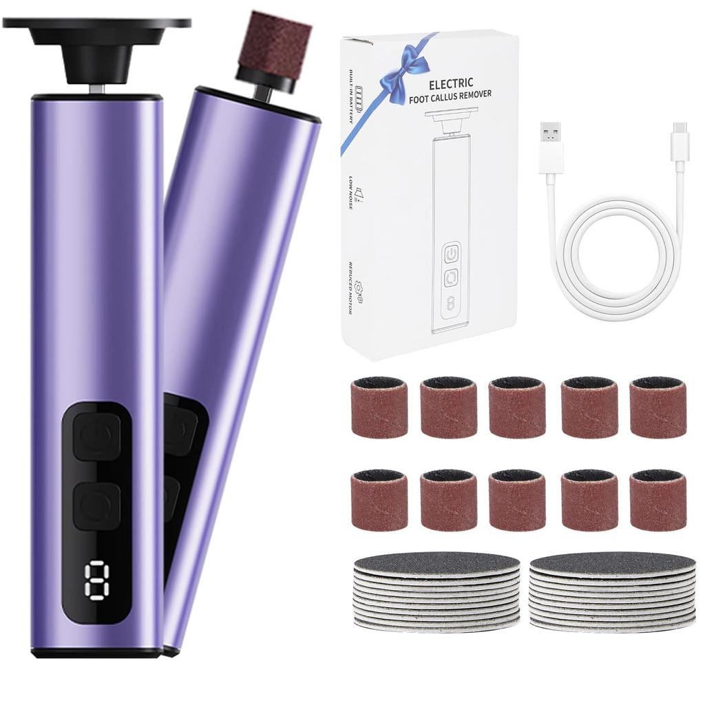 Foot Care Tool 2-in-1 Foot and Hand Electric Care Tools,Polish and Smooth,Shine Toenails Electric Callus Remover Pedicure File