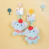 Plush Toy Elephant Keychain With Cartoon Design Doll For Travel And Gift Use