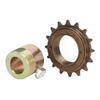 16T Freewheel with 20mm Adapter Replacement Lightweight Easy Installation Flywheel Adapter Kit for