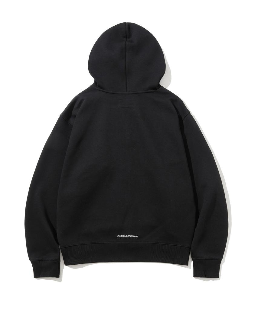 Butterfly Sportswear Original Embroidered Logo 2-Way Zip-Up Hoodie Black