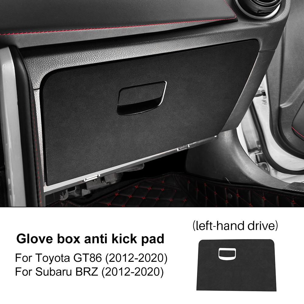 For Subaru BRZ/ Toyota GT86 2012 2013 2014 2015 2016 2017 2018 2019 2020 LHD RHD Car Copilot Box Anti-kick Suede Protect Sticker