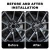 CGZ1 56mm Car Wheel Hub Center Cover Logo Sticker For Skoda Octavia MK2 MK3 2 3 A7 Fabia Karoq Kodiaq Superb Rapid Kamiq Scala Yeti