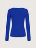 Elegant V-Neck Long-Sleeve Chain Women's Autumn/Winter Casual Top