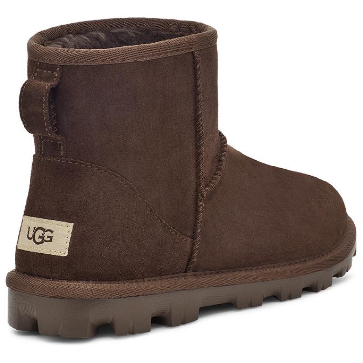 UGG Short Snow Boots Comfortable Versatile Simple Women Boots Chocolate 1115030-CHO