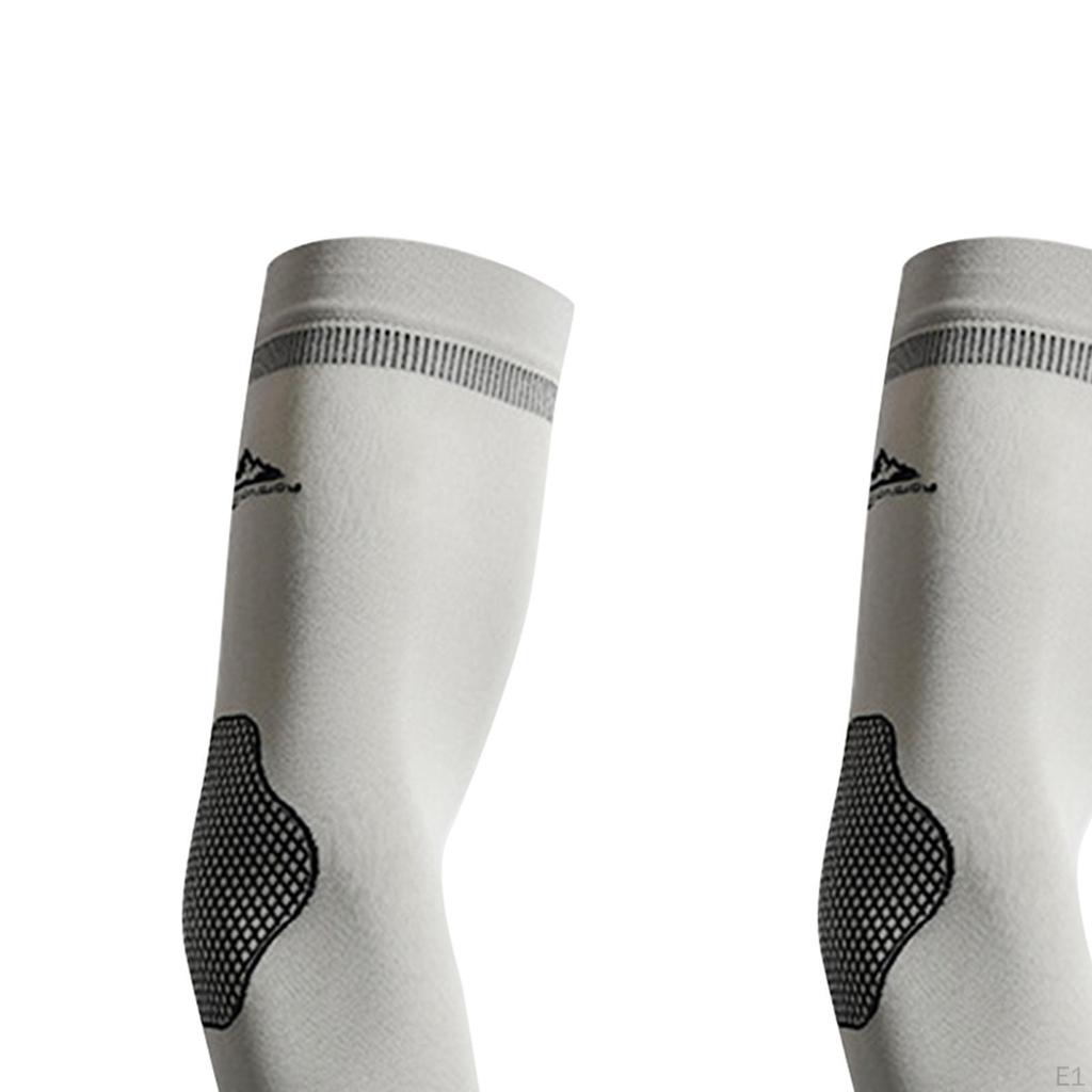 4 Pairs Sun Protection Arm Sleeves Compression for Football Work Outside