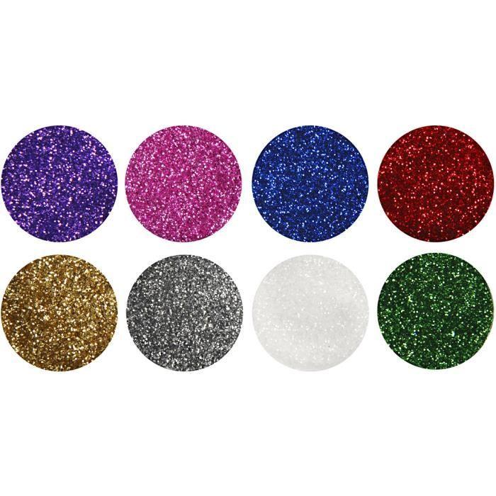 Assortiment de paillettes - parfait pour ajouter une touche scintillante. Réf 51260