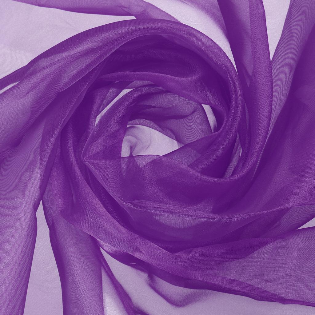 Organza Tulle Roll Fabric 60" Bridal Solid Sheer Organza Crystal Organza Sheer Silky Fabric for DIY Craft Table Home Decoration