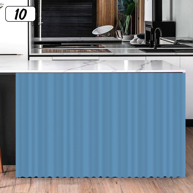 Ensfarvet skapgardin Kjøkkenhyllegardiner Dekorative skapdørgardiner Vindusgardin Skapdørbeskyttelse Hjemmedekor