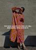 Ellichoi Nolita Printed Shirt Dress [Fuchsia]